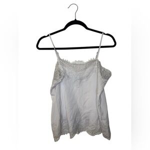 Revamped White Lace Relaxed Camisole